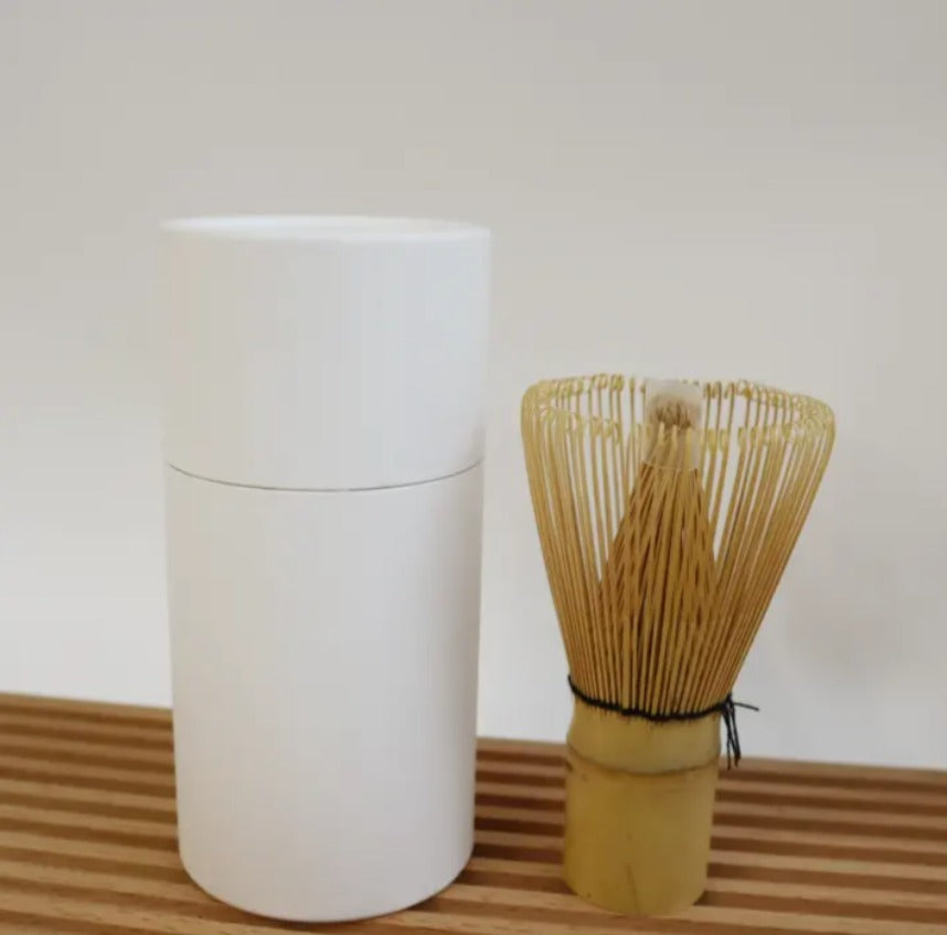 Japanese Chasen - Traditional Bamboo Whiks for Matcha (75-80 prongs) in Eco Friendly Paper Tube