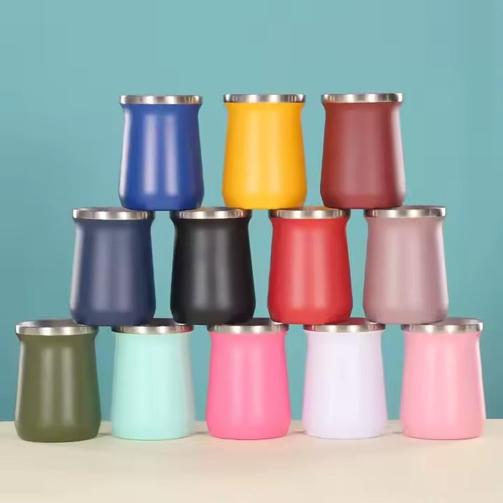 Mate Gourd (Colourfull Gourd of Stainless Steel without bombila)