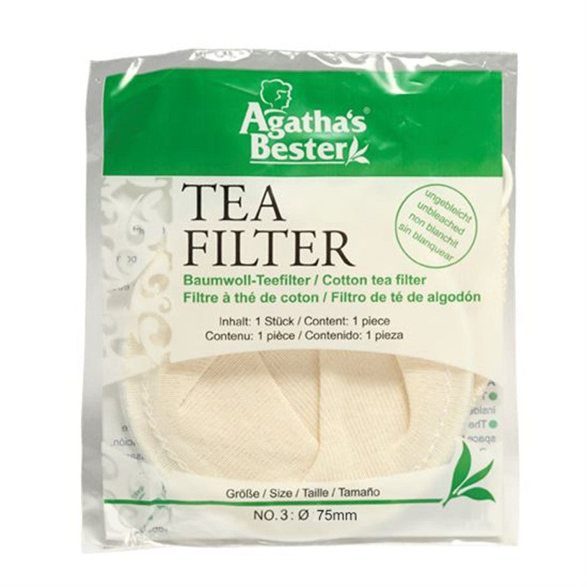 Unbleached Cotton Tea Filter (Tea Sock ) - Size S from Agatha&