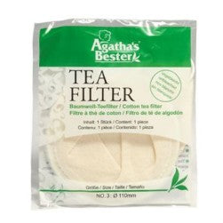 Unbleached Cotton Tea Filter (Tea Sock ) - Size L from Agatha&