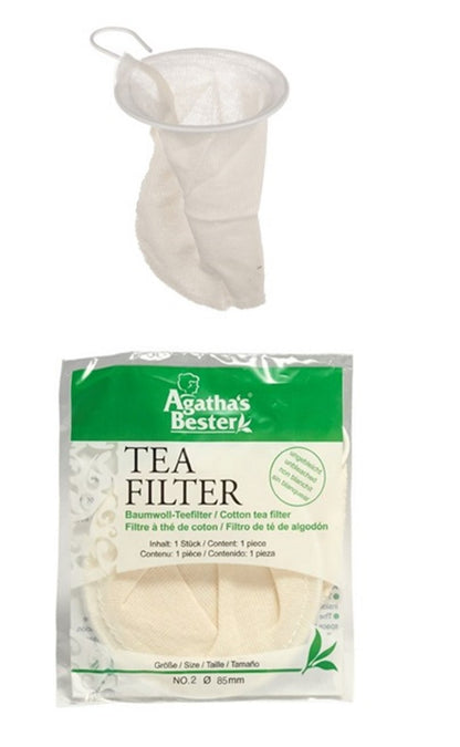 Unbleached Cotton Tea Filter (Tea Sock ) - Size L from Agatha&