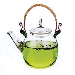 Glass Tea Pot Leaf (500ml)