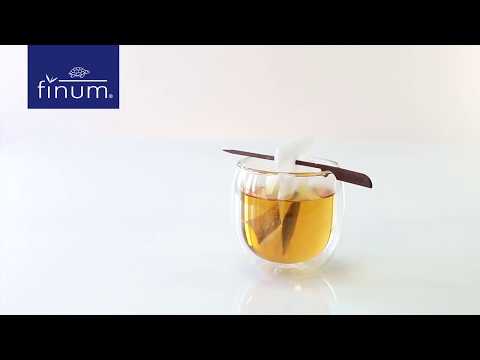 FINUM Cup size white, 40 Tea Filter + stick 40 cup size